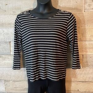 Nautical striped  women’s top in size large
